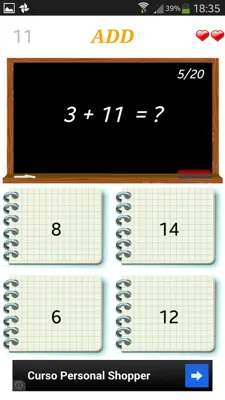 Mental Maths Kids android App screenshot 4